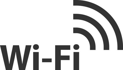 Poster - Free wi fi icon. Connection zone wifi vector symbol. Radio waves signal.