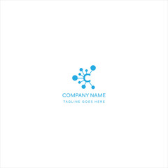 Poster - Technology logo template vector illustration