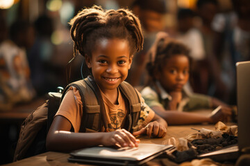 Poster - Education Technology in Developing Countries. Explore the role of tech in expanding education access. Generative Ai.