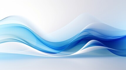 abstract blue wave