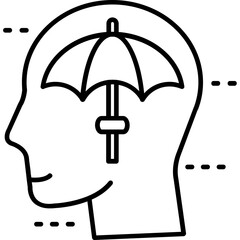 Wall Mural - Umbrella Icon