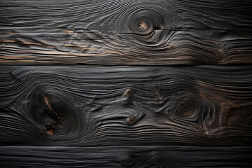 Aufkleber - Burnt wooden Board texture. BBQ background. 