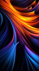 Wall Mural - a dynamic energetic design. generative ai.