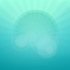 striped bright teal background with empty space for your content, space for text advertising design,