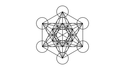 Clean Metatron's Cube Design