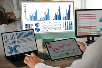 Poster - work hard Data Analytics Statistics Information Business Technology.