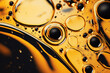 © nuruddean - fluid oil texture, drop bubbles abstract background.