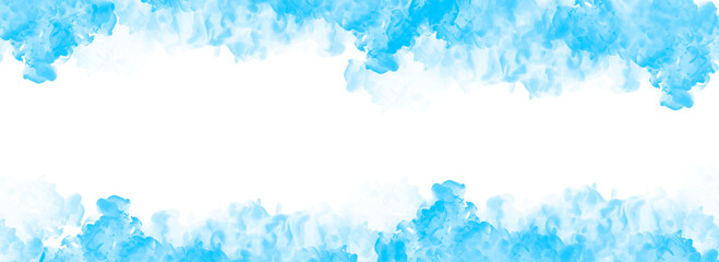 Sticker - color smoke transparent background