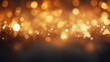 © Ameer - Festive bokeh: dark blurred Christmas lights background with happy holiday party glow and warm flare, abstract bokeh background