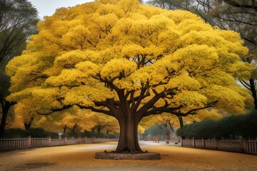 Canvas Print - autumn in the park made by midjourney