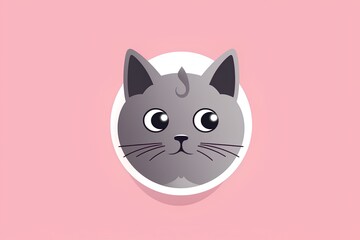 Sticker - illustration of a cat made in midjourney