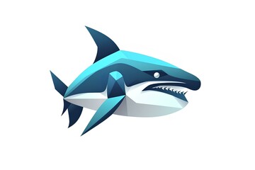 Sticker - shark made by midjourney	