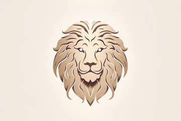 Wall Mural - lion head vector made by midjourney	