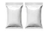 Fototapeta Sport - Blank Plastic Foil Bag for Packaging Isolated on Transparent Background