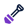 shovel icon. vector icon for your website, mobile, presentation, and logo design.