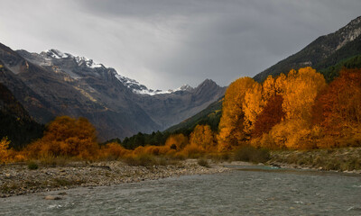 Wall Mural - autumn in the mountains