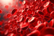 Red blood cells. AI generated
