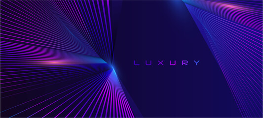 Wall Mural - Blue Luxury Elegant Super Car Automobile Urban Design Background. Cyber Technology Metallic Shine lines Effect. Luxurious Brand Royal High Standard Award Background Template. Networking Lines. 