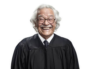 Poster - Smiling judge portrait, cut out