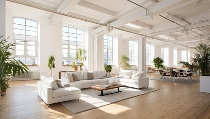 modern bright interiors apartment