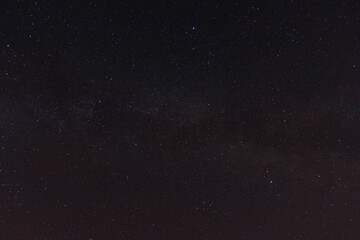 Wall Mural - clear night summer sky with milky way and stars. astronomy, space texture background