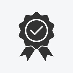 Poster - Quality icon vector. Linear style sign for mobile concept and web design. Quality symbol illustration. Flat vector simple element graphics - vector.