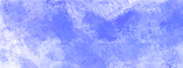 Poster - Abstract bright texture of blue paint background. Blue paint background, beautiful watercolor background for your design. Vector EPS 10