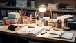 © Halal Vision Studio - A well-organized desk with a planner and pens