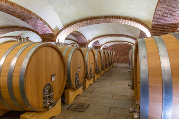 Poster - Wine cellar in Piedmont, Italy