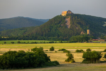 Poster - Tocnik castle with Zebrak ruins, Middle Bohemia, Czech Republic