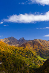 Canvas Print - Texelgruppe nature park (Parco Naturale Gruppo di Tessa) near Timmelsjoch - high Alpine road, South Tyrol, Italy