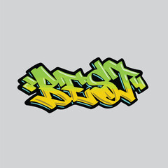 best graffiti vector tagging letter word text street art