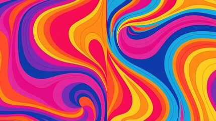 Wall Mural - abstract colorful background. generative ai