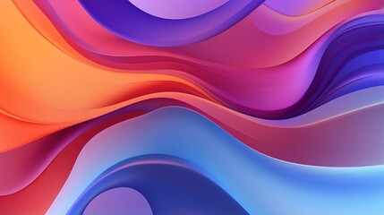 Canvas Print - Background with a colorful geometric pattern. Background design in liquid color. generative ai