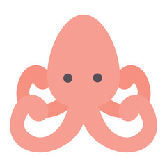 Canvas Print - octopus icon