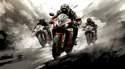 Super moto race 