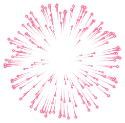transparent fireworks element. sparkles star. radiance flash rays