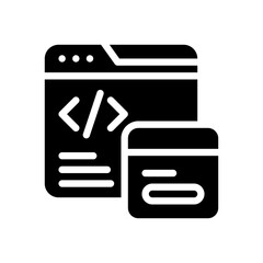 browser glyph icon