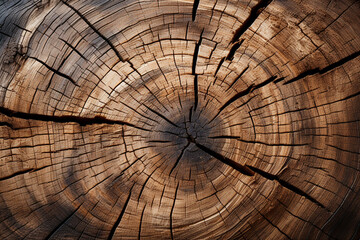 Poster - The intricate patterns and textures of a tree bark, showcasing its unique grooves, cracks, and knots. Generative AI technology...