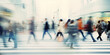 © Jasmina - Motion blurred people crossing the pedestrian in Tokyo