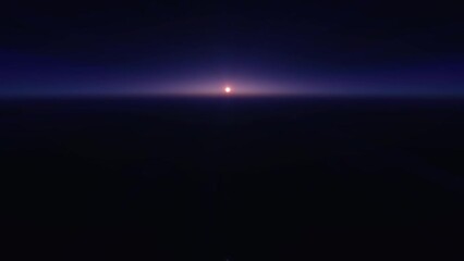 Wall Mural - the sun rising over planet earth 4k