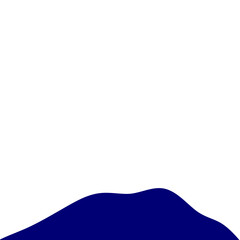 Sticker - Blue Dark Mountain Sillhouette