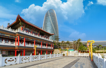 Wall Mural - Chinese traditional style building