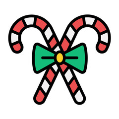 Poster - Candy Cane Icon