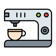 Canvas Print - Coffee Maker Icon