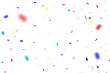 Colorful 3D Confetti That Floats Down To Celebrate