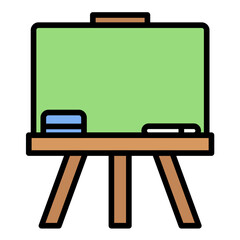 Canvas Print - Blackboard Icon