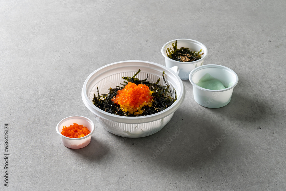 Korean Fish Roe Rice Beef gopchang gopdoritang, flying fish roe rice balls, and gopchang ...