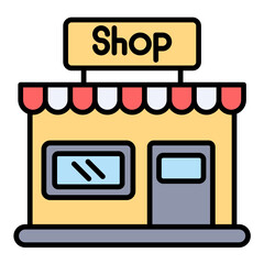 Canvas Print - Shop Icon