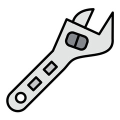 Canvas Print - Wrench Icon